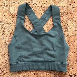 GLYDER Full Force Sports Bra: Moss